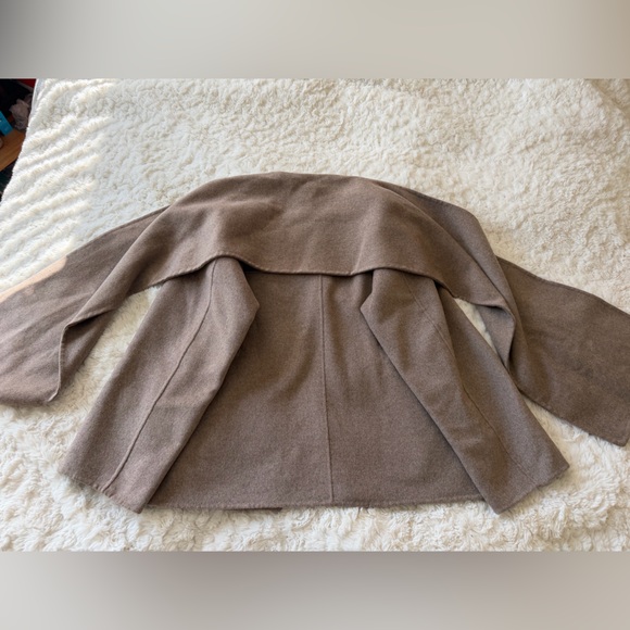 NWT Zara Wool Blend Scarf Coat - Picture 3 of 5